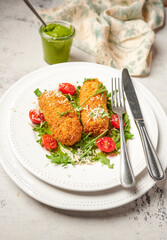 Italian rice croquettes