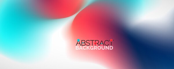 Fluid color gradient abstract background, trendy colorful wallpaper. Vector illustration for placards, brochures, posters, banners and covers