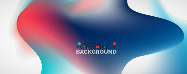 Fluid color gradient abstract background, trendy colorful wallpaper. Vector illustration for placards, brochures, posters, banners and covers
