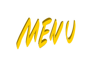 Obraz premium Menu