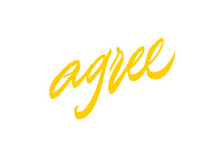 Obraz premium Agree