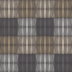 Embroidery on fabric. Boho texture. Seamless pattern. Design with manual hatching. Textile. Vector illustration for web design or print.