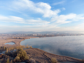 Blick &uuml;ber den Bodensee bei Moos