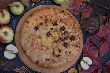 traditional Ossetian pies from the oven