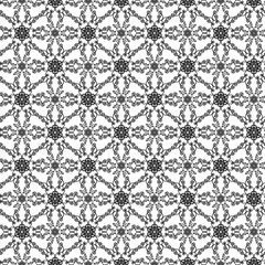 ornament with a Jewish star. black and white seamless pattern.