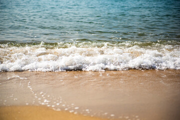 waves on the beach