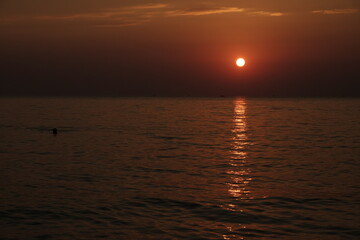 Obraz premium sunset on the sea