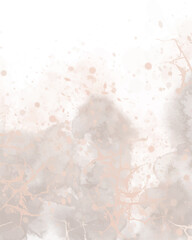 Abstract colorful watercolor for background. Digital art painting.