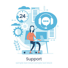 Website menu help concept. Online guides. Support landing page sections. Frequently asked Questions. Metaphor contact us. Help user interface.