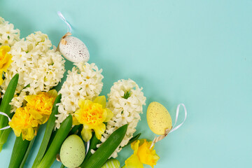 hyacinth and daffodils