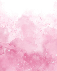 Abstract colorful watercolor for background. Digital art painting.