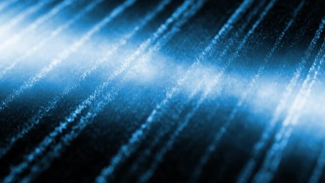 Abstract blue lines pattern particles noise motion animation background.