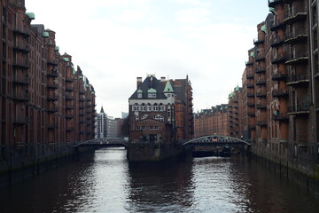 Speicherstadt in Hamburg.