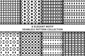 classic ornamental seamless pattern set collection vector graphic
