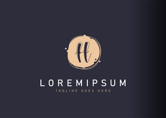 Bubble H letter logo design. illustration of abstract bubble H letter icon design. Vector design