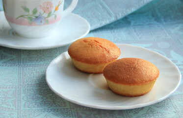 delicate delicious orange muffins for tea