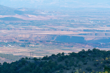 Minas de Alquife in a plain in southern Spain