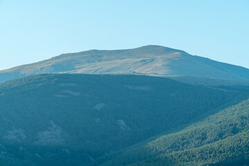 Sunrise in Sierra Nevada in southern Spain