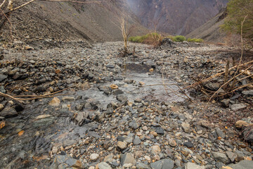 Jizev (Jizeu, Geisev or Jisev) valley in Pamir mountains, Tajikistan
