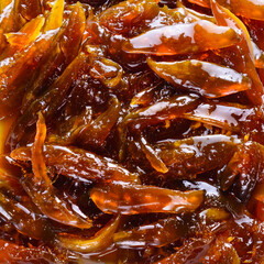 mango jam closeup view