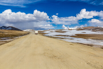 Pamir Highway in Gorno-Badakhshan Autonomous Region, Tajikistan