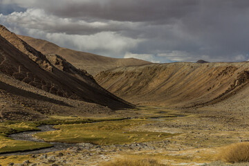 Landscape of Pamir mountains, Tajikistan