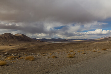 Landscape of Pamir mountains, Tajikistan