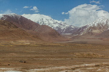 Chinese border fence in Gorno-Badakhshan Autonomous Region, Tajikistan