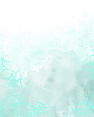 Abstract colorful watercolor for background. Digital art painting.