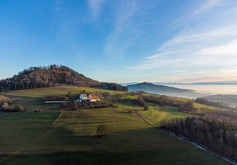 Der Hohenhewen und der Hohenstoffeln im Hegau