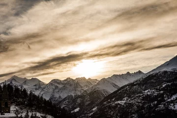 Foto auf Leinwand Mountain view, Swiss alps © Ben