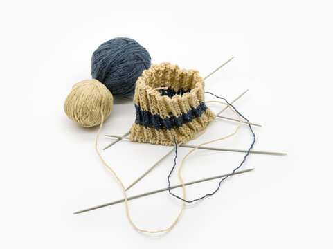 Hand knitted socks