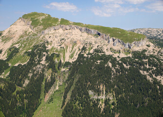 Fototapeta na wymiar Hoher Ifen Mountain, Kleinwalsertal region, Austria