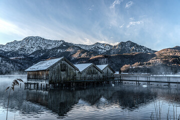 Fototapeta premium Bootshäuser