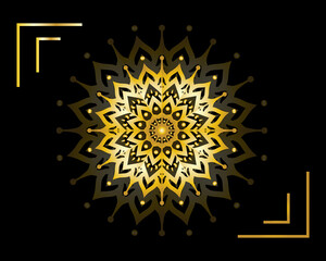 Royal Wedding Invitation Mandala Design