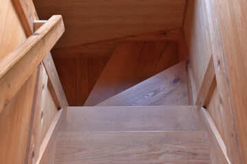 木造住宅の屋内階段