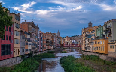 Naklejka na ściany i meble Girona river 