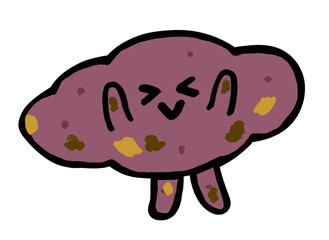 野菜, サツマイモ, キャラクター, 芋, 芋掘り, 泥, 傷つき, 傷, 訳あり, キャラ, 白バック, 傷物, 笑顔, 土, 規格外, おもしろい, 訳アリ, 販促, かわいい, 食材, 訳あり商品, 安売り, 楽しい, ユニーク, 面白い, 訳有り, ユーモア, 農作物, 農業, わけあり, 収穫, 作物, 新鮮, ポーズ, 挿し絵, カットイラスト, 手描き, 手書き, 料理, 畑, シン