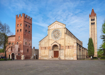 Basilica di San Zeno Maggiore in Verona, Italy