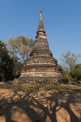 Fototapeta premium Bricks Pagoda in the Wood