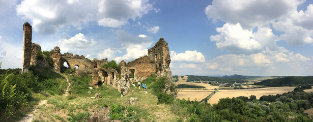 ruins of the castle Cicava, Slovakia, Europe