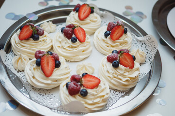 Delicious cakes. Cakes  for a birthday.