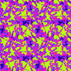Seamless abstract pattern in camouflage style