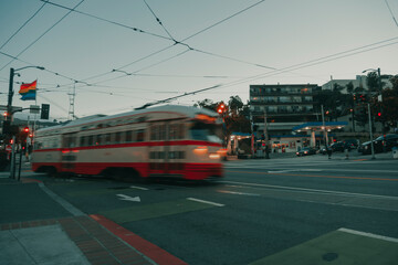 Fototapeta na wymiar Castro neighborhood. San Francisco