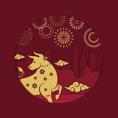 chinese new year vector design