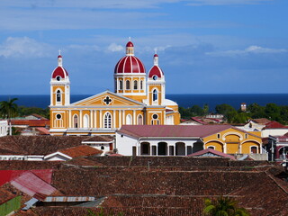 Centre historique de Granada au Nicaragua