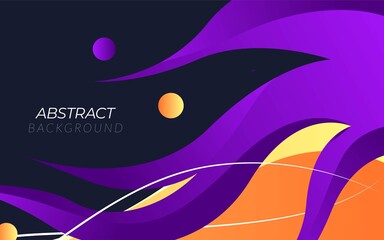 modern abstract background design. Gradient shapes composition.