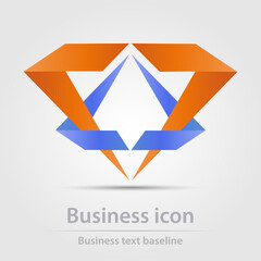 Obraz premium Originally created color business icon