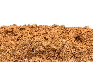 Coconut substrate background.