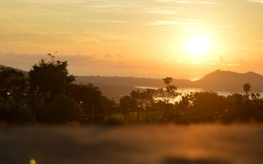sunrise in Jayapura City (indonesia)